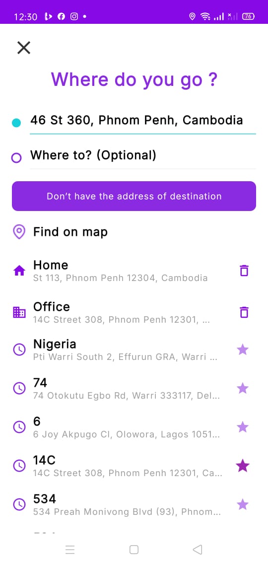 EasyGetApp Destination and Location