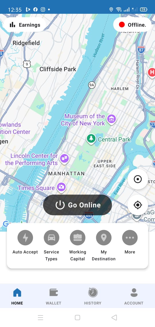 EasyGetApp Driver Home